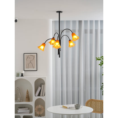 Flora Glass Chandelier