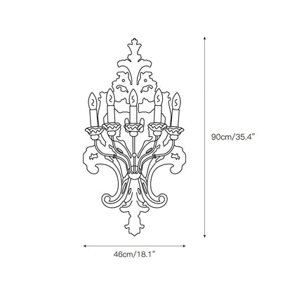 Florentine Wood Wall Lamp