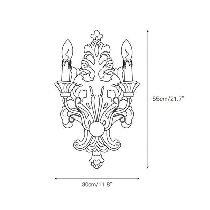 Florentine Wood Wall Lamp
