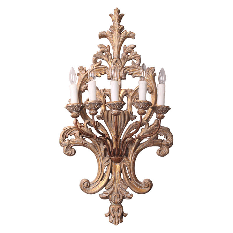 Florentine Wood Wall Lamp