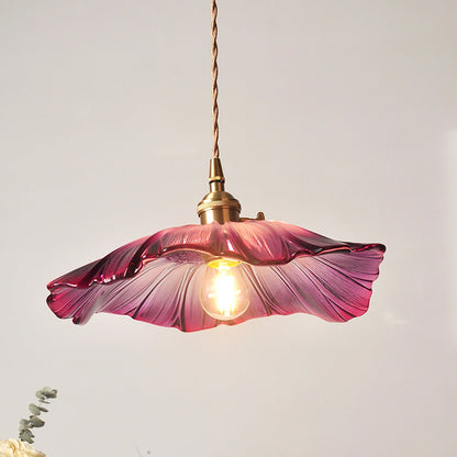 Flower Glass Swag Lights