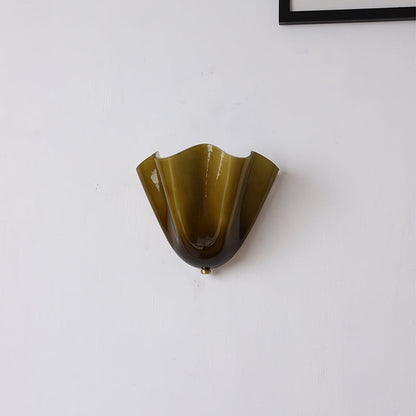 Flower Glass Wall Lamp