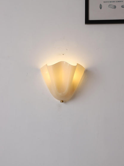 Flower Glass Wall Lamp