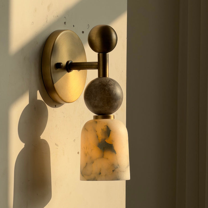 Flume Alabaster Wall Lamp