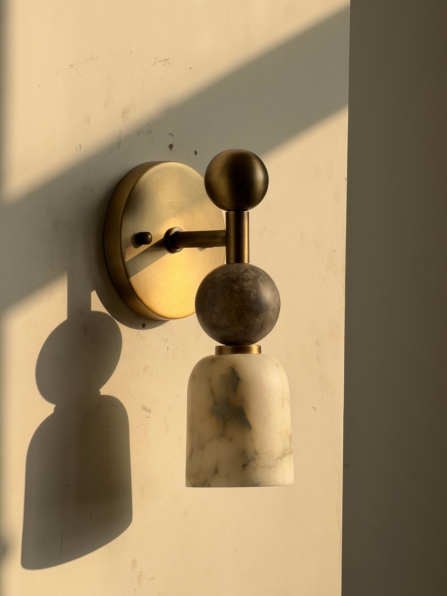 Flume Alabaster Wall Lamp