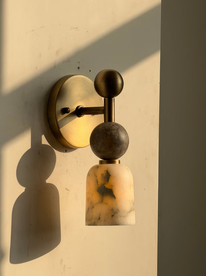 Flume Alabaster Wall Lamp
