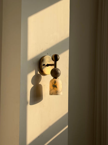 Flume Alabaster Wall Lamp