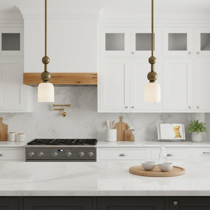 Flume Alabaster Pendant Lamp