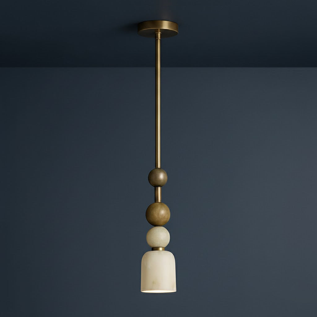 Flume Alabaster Pendant Lamp