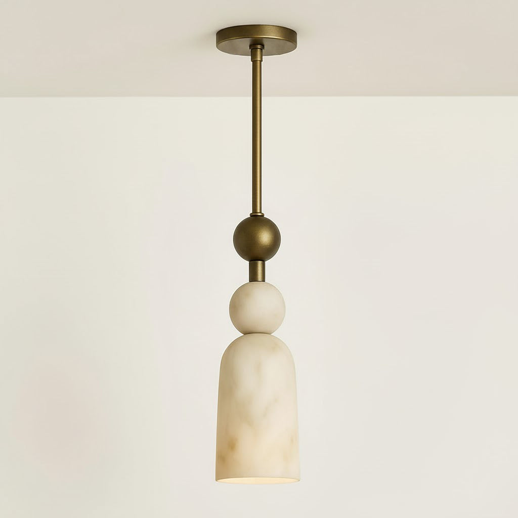 Flume Alabaster Pendant Lamp