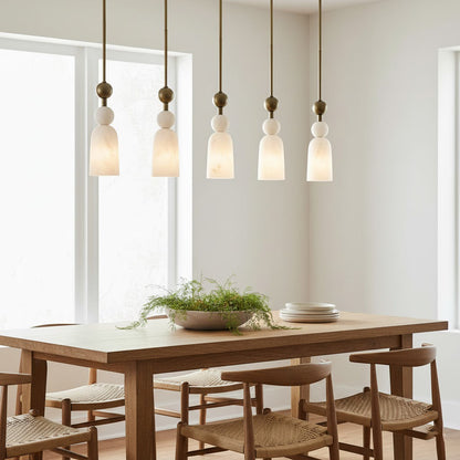 Flume Alabaster Pendant Lamp