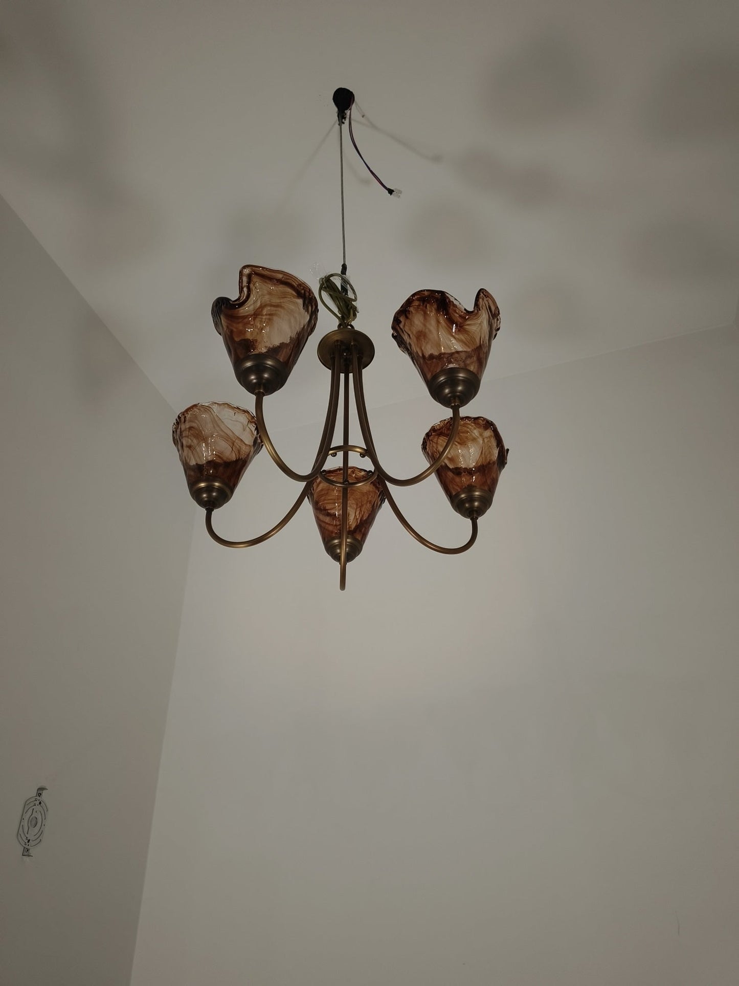 Franklin Amber Chandelier