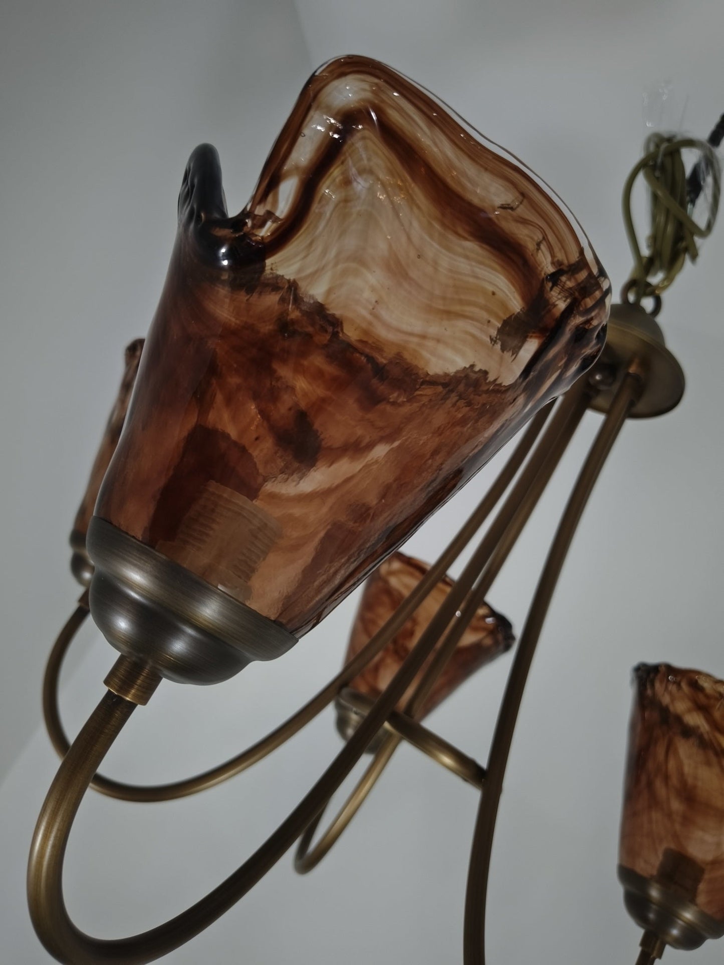 Franklin Amber Chandelier
