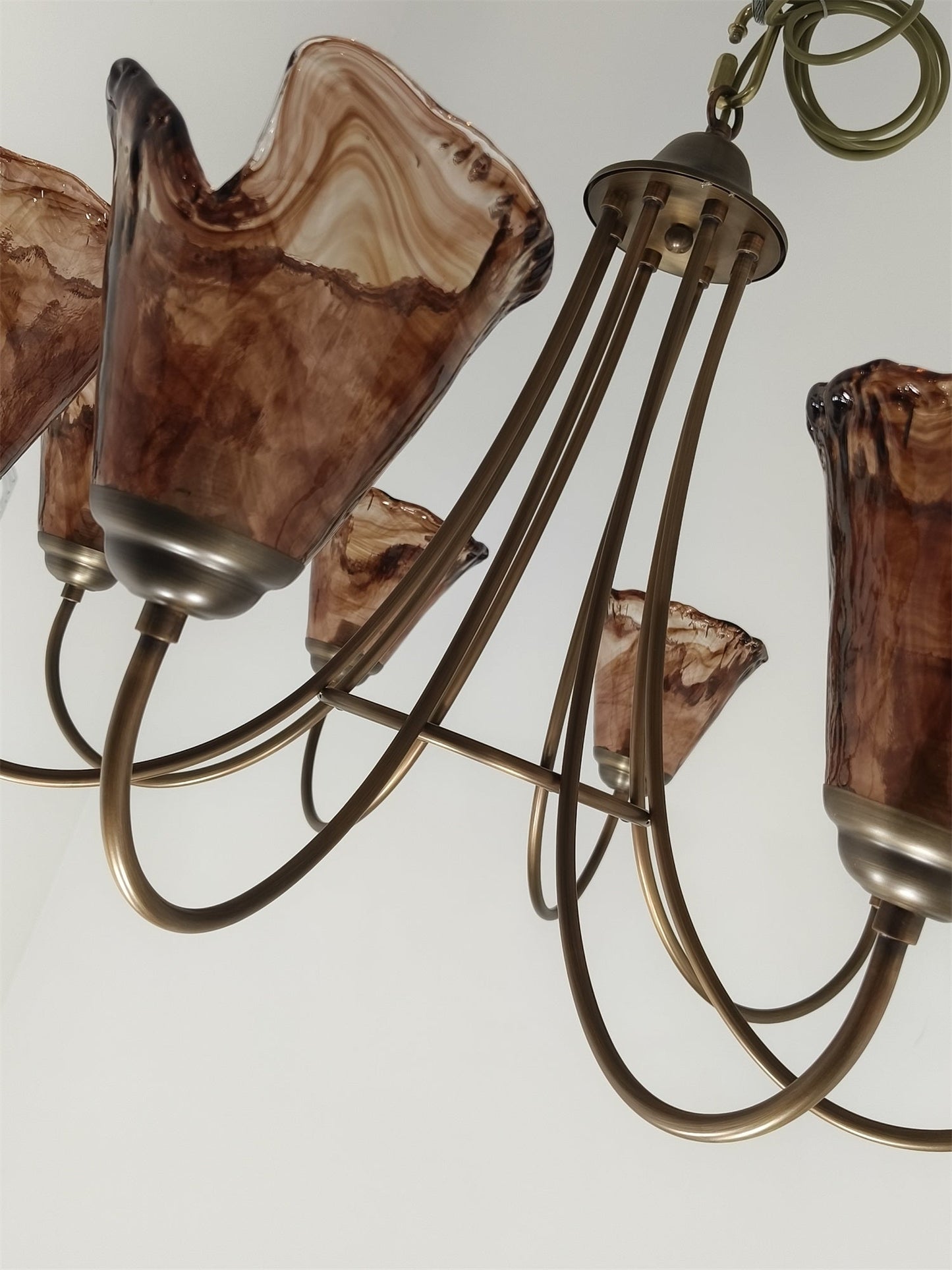 Franklin Amber Chandelier