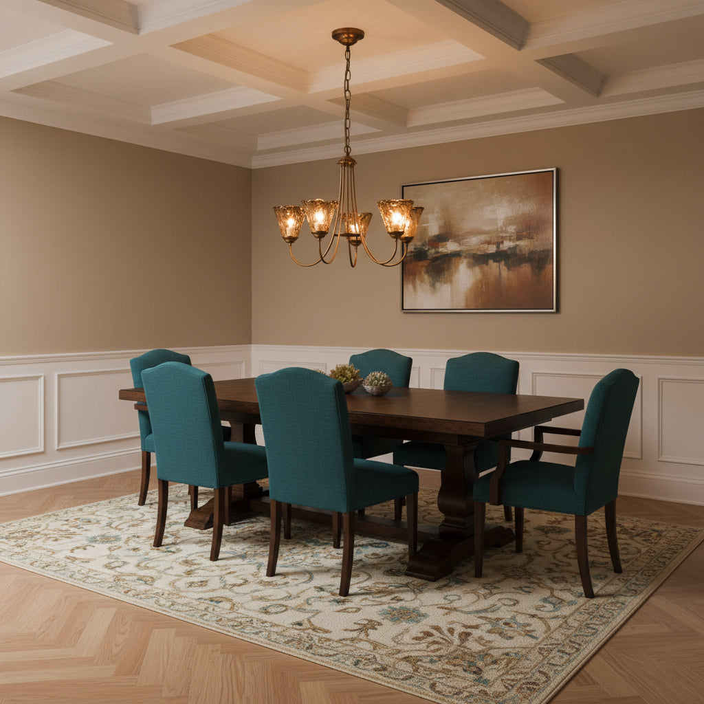 Franklin Amber Chandelier