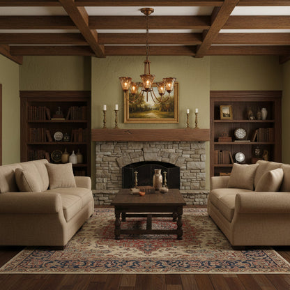 Franklin Amber Chandelier