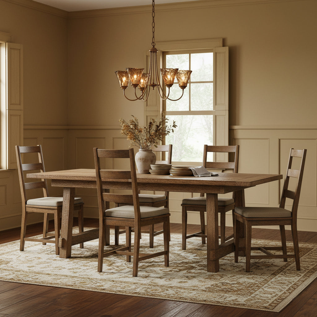 Franklin Amber Chandelier