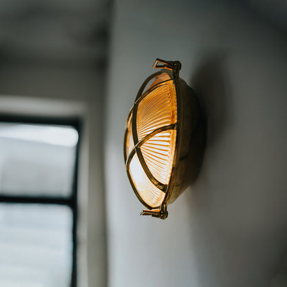 Fremantle Brass Bunker Sconce