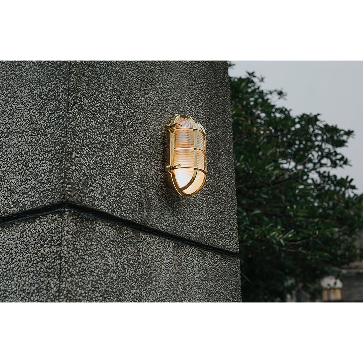 Fremantle Brass Bunker Sconce