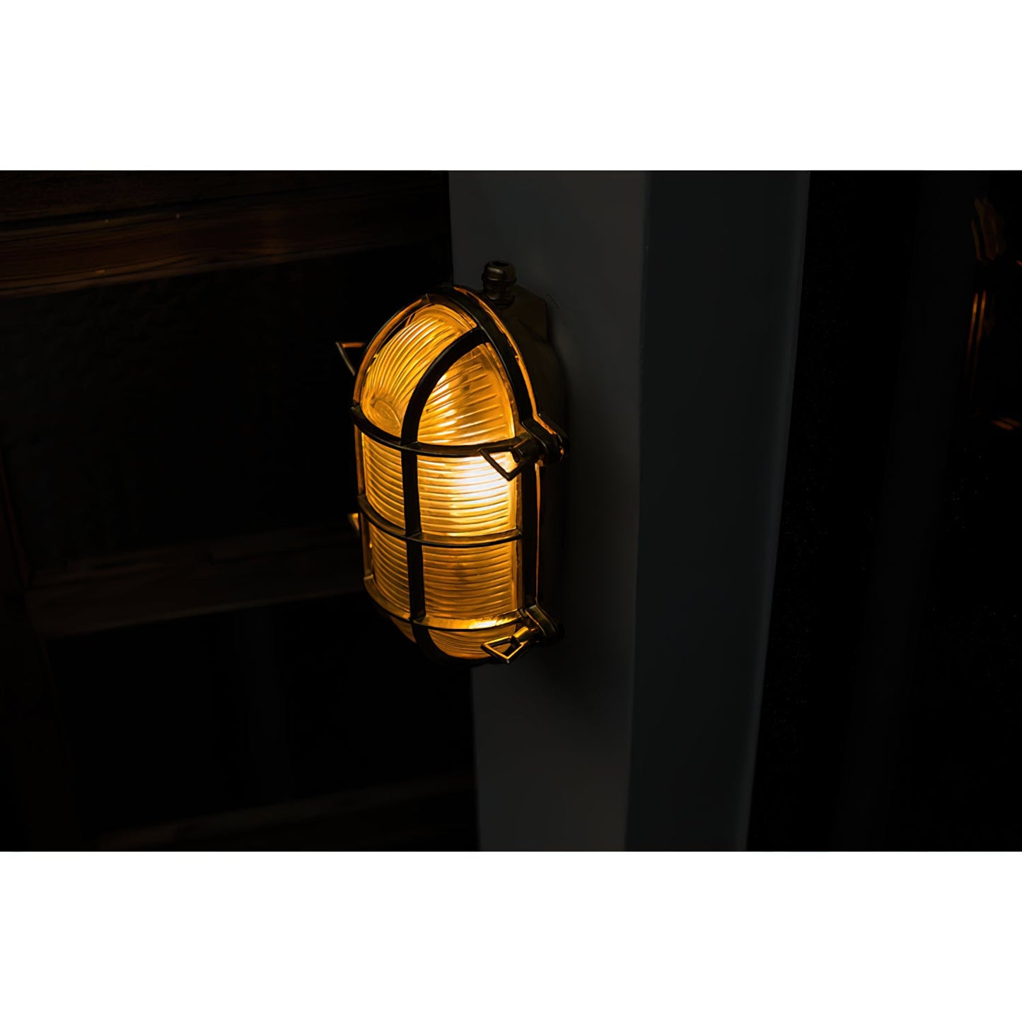 Fremantle Brass Bunker Sconce