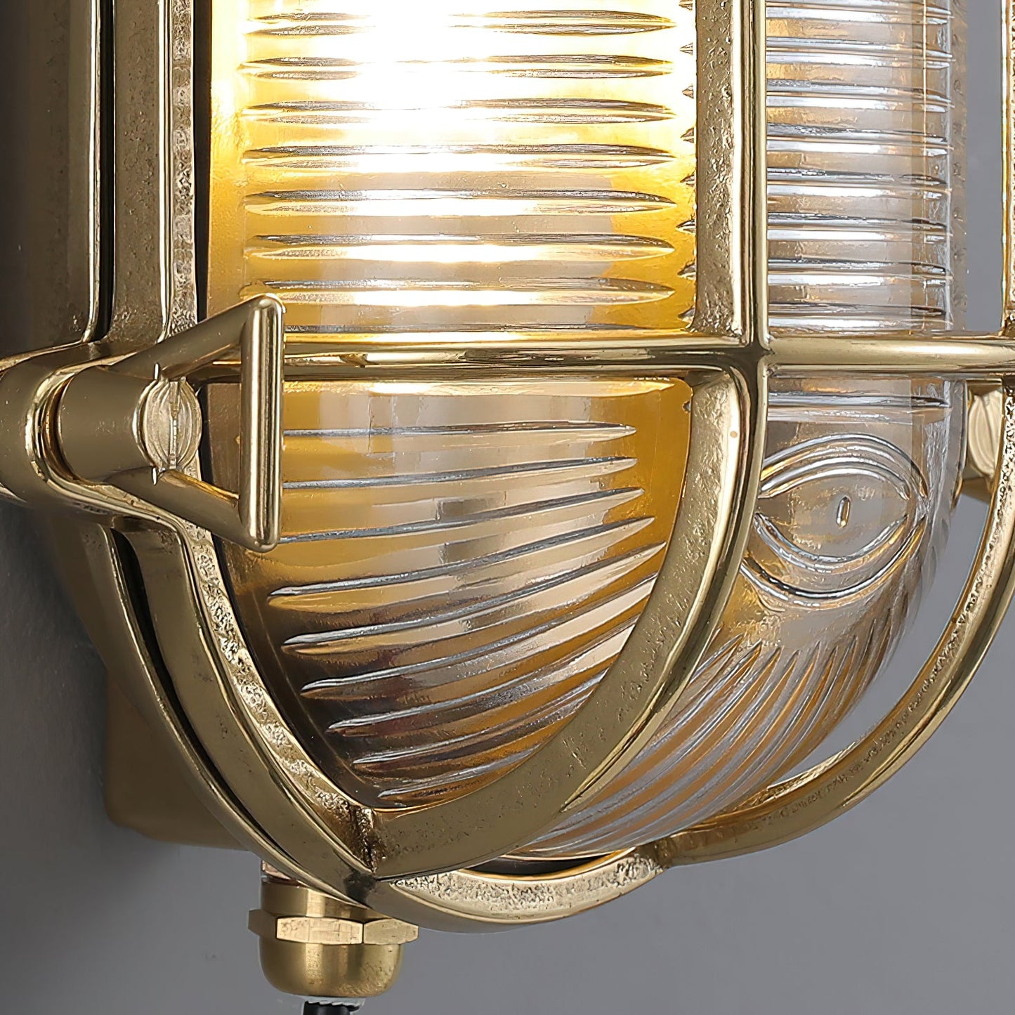 Fremantle Brass Bunker Sconce