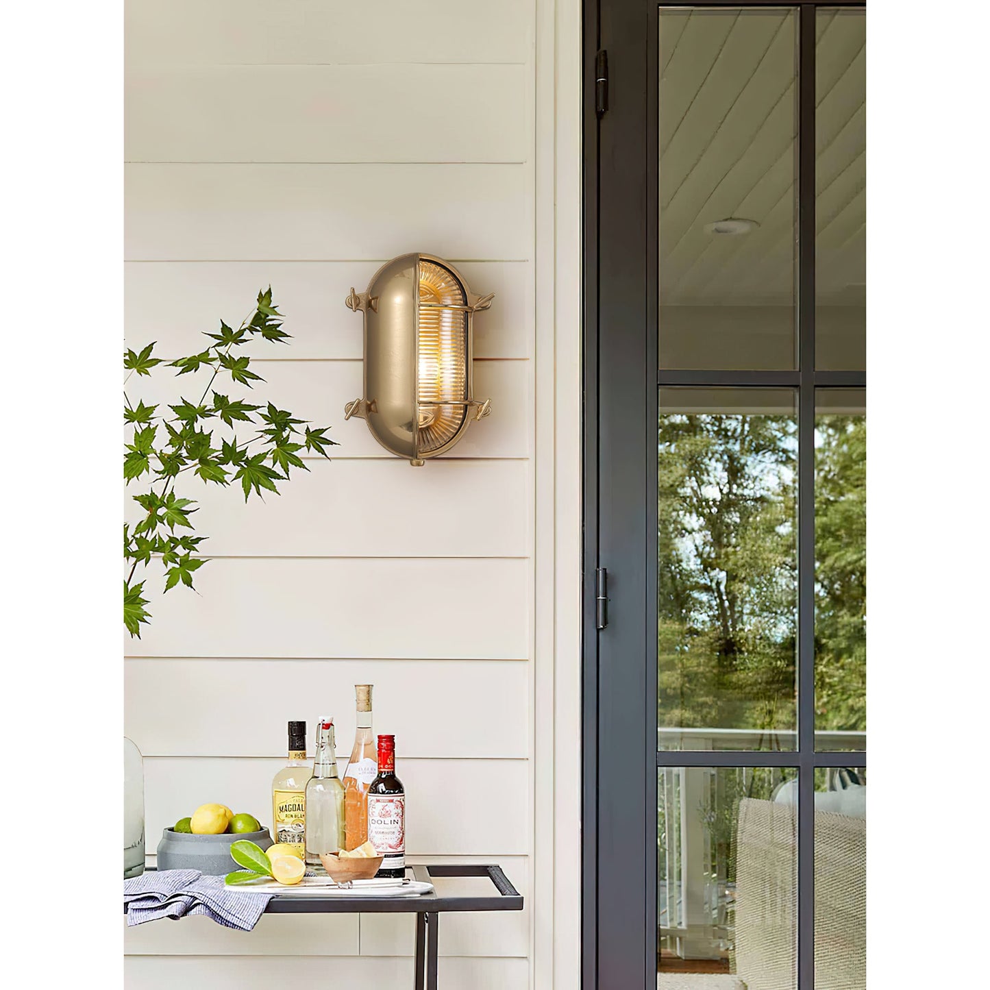 Fremantle Brass Bunker Sconce