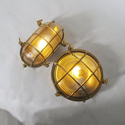 Fremantle Brass Bunker Sconce