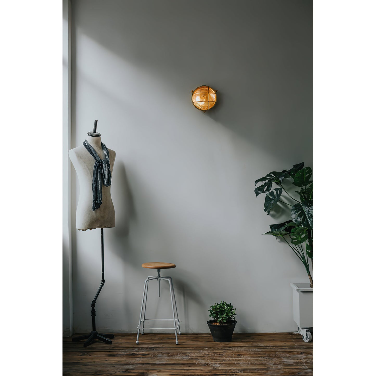 Fremantle Brass Bunker Sconce