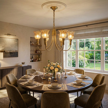 Columbia Brass Chandelier