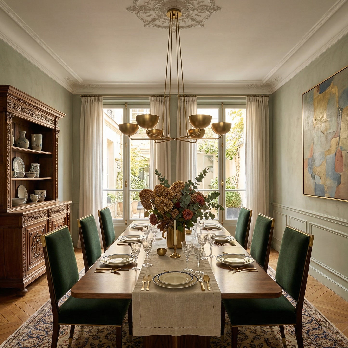 Callisto Brass Chandelier