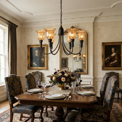 Columbia Brass Chandelier