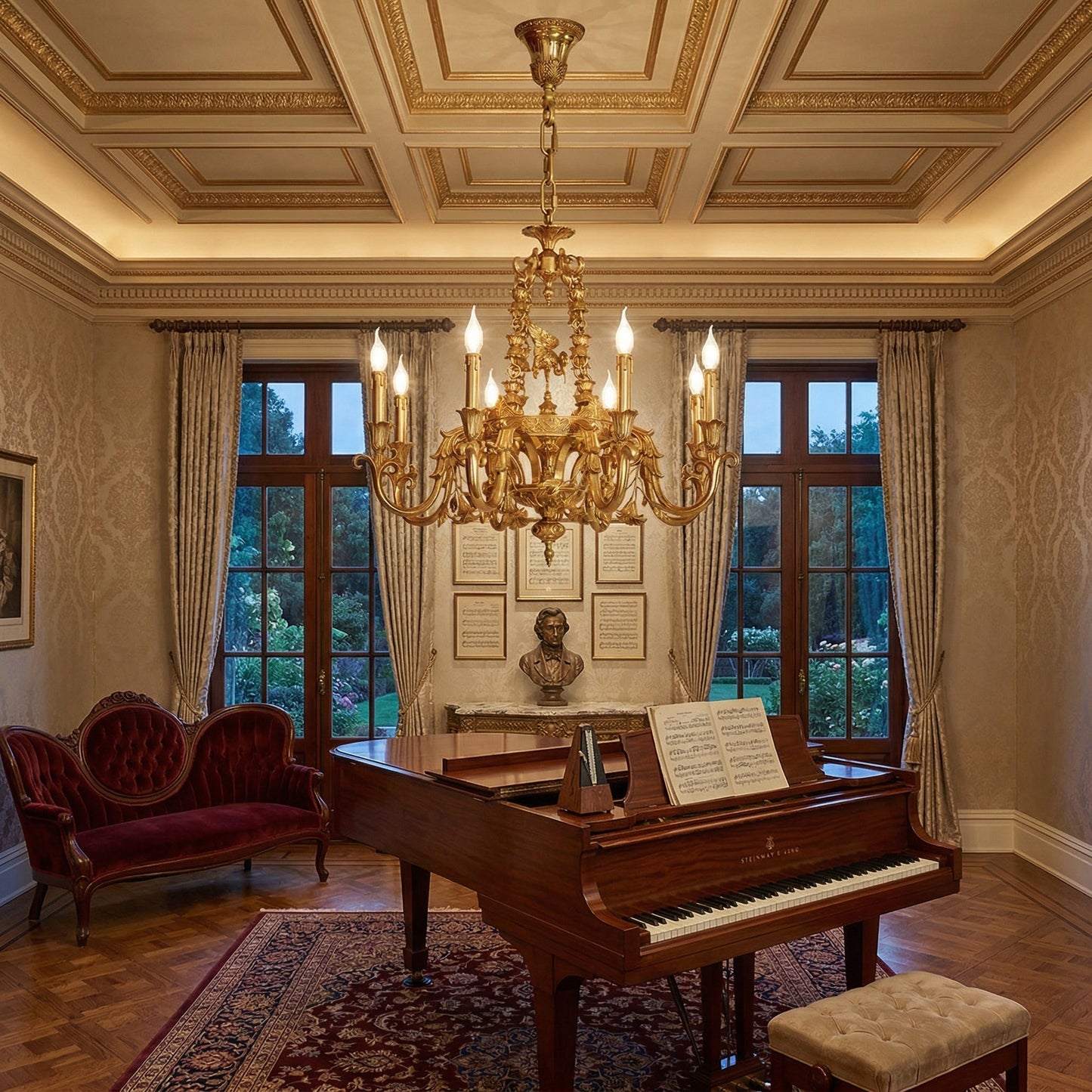 Genualdi Brass Chandelier