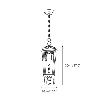 French Woodcarving Lantern Pendant Lamp