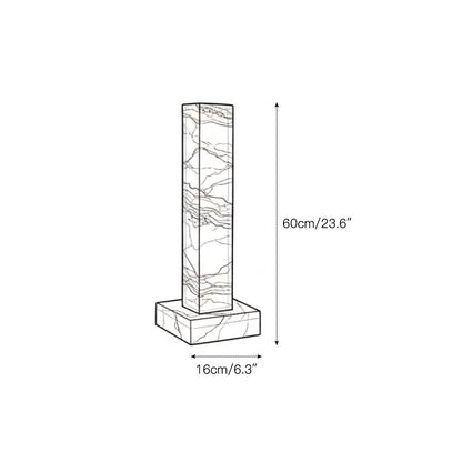 Frozen Alabaster Floor Lamp