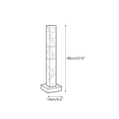 Frozen Alabaster Floor Lamp