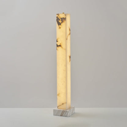 Frozen Alabaster Floor Lamp