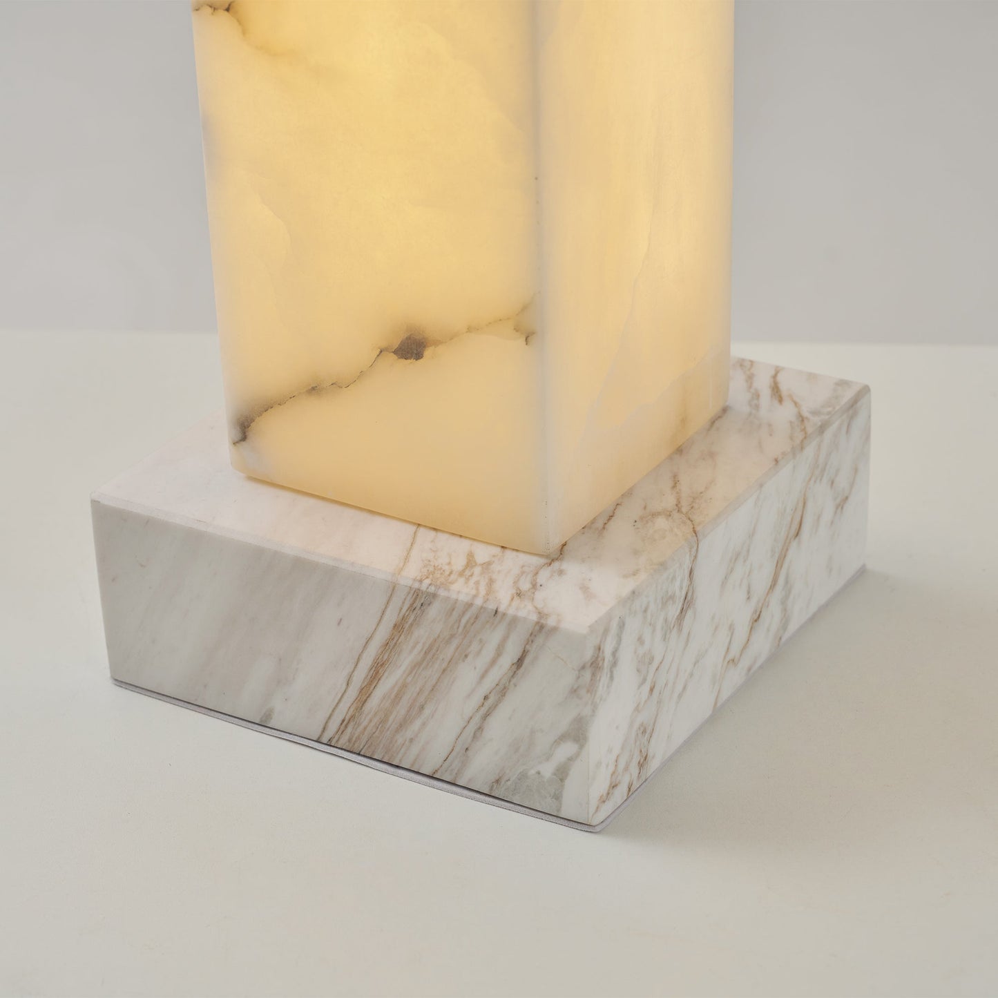 Frozen Alabaster Floor Lamp