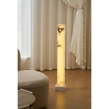 Frozen Alabaster Floor Lamp