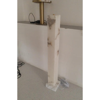 Frozen Alabaster Floor Lamp