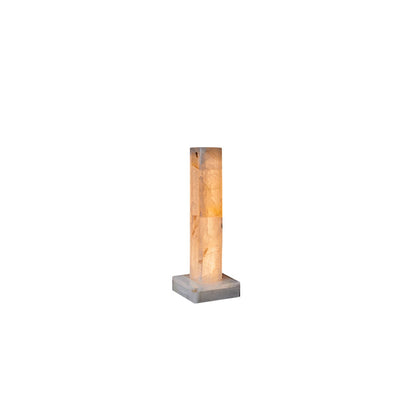 Frozen Alabaster Floor Lamp