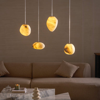 Galet Alabaster Pendant Light