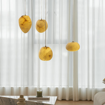 Galet Alabaster Pendant Light