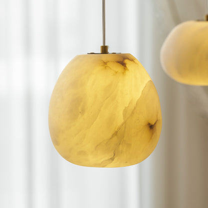 Galet Alabaster Pendant Light