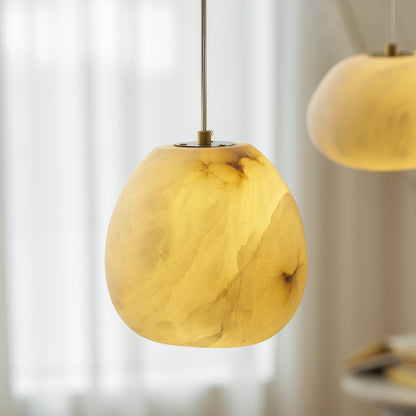 Galet Alabaster Pendant Light