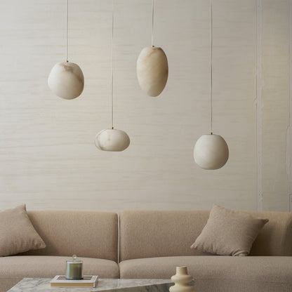 Galet Alabaster Pendant Light