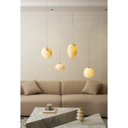 Galet Alabaster Pendant Light