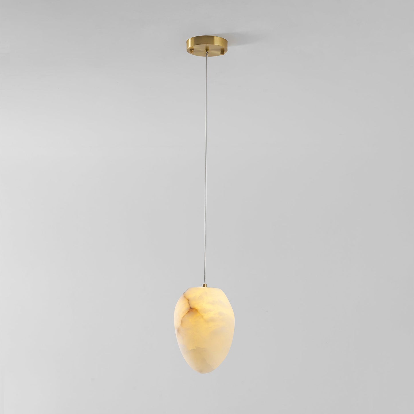 Galet Alabaster Pendant Light
