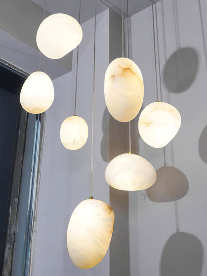 Galet Alabaster Pendant Light