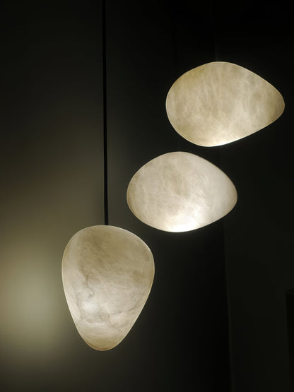Galet Alabaster Pendant Light