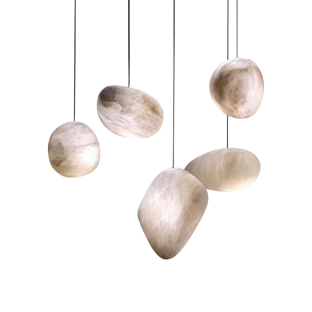 Galet Alabaster Pendant Light